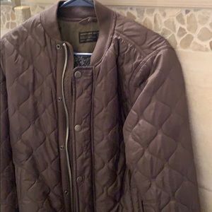 Abercrombie & Fitch green flight jacket